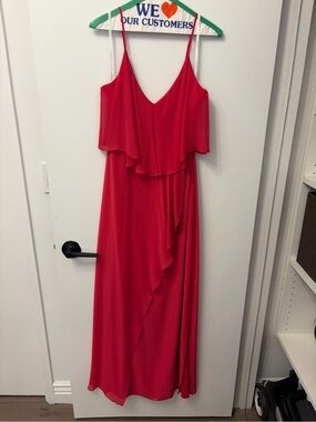 burgundy floral lace dress Berry Maxi Slip Dress